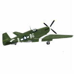 P51 Mustang US Fighter photo sculptures