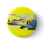 P-51 MUSTANG BUTTON