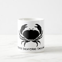 P, CRABE AVANT DECAF ! , CONCEPTIONS DE HW MUGS À CAFÉ