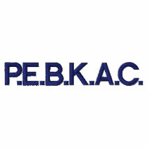 P.E.B.K.A.C. Embroidery