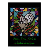 P.E.I Rooster posters
