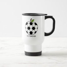 P.E. Tasse de professeur - ballon de football Appl
