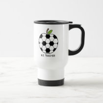 P.E. Teacher Mug - Soccer Ball Apple mugs