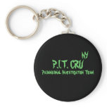 P.I.T. CRU, NY, Paranormal Investigation Team Keychains