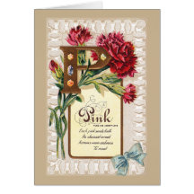 P is for Pink Card