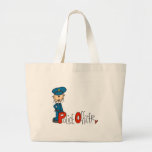 P is for Police Officer Canvas Bag