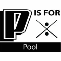 P Is For Pool Photo Cutout