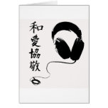 P.L.U.R Kanji Headphones cards