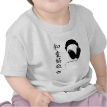 P.L.U.R Kanji Headphones Tee Shirt