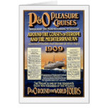 P&O Pleasure Cruises - Vintage Travel Poster Cards