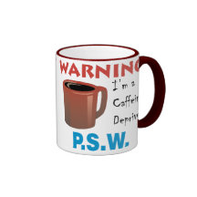P.S.W. déshérité par caféine Mugs À Café