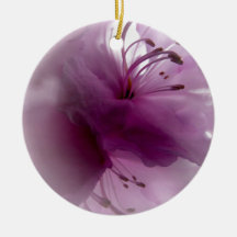 © P Wherrell Contemporary fine art  rhododendron Christmas Ornament