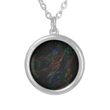 © P Wherrell Digital fine art peacock abstract Custom Jewelry