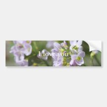 © P Wherrell I love you Lady's smock photo Bumper Stickers