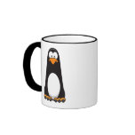 Pablo the Pensive Penguin Ringer Mug