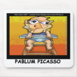 Pablum Picasso Funny Tees Cards Mugs Gifts Etc mousepads