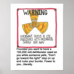 Pacemaker Warning Print