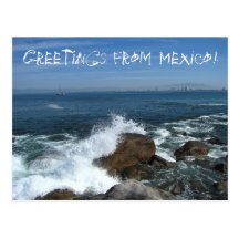 Pacific Froth; Mexico Souvenir Postcards