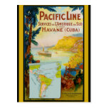 Pacific Line Vintage Travel Postcards