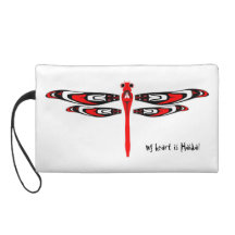 Pacific Northwest Coastal bag Wristlet Purse
