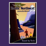 Pacific Northwest Travel Vintage Poster posters