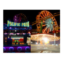 Pacific Park Collage Post Card