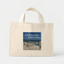 Pacific Peek; Mexico Souvenir Canvas Bags