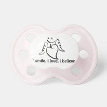 pacifier angel smile love believe
