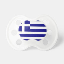 Pacifier with flag of Greece