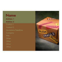 Packaging Business Card