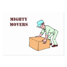 Packaging/Moving Business Card Template