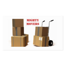 Packaging/Moving Business Card Templates