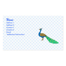 Packer Peacock Business Card