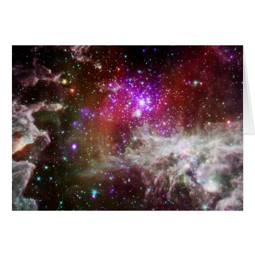 Pacman Nebula Birthday Card