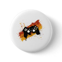 Pad Graffiti - Gaming Video Games Gamer Pinback Buttons