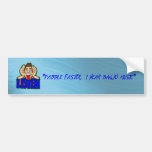 PADDLE FASTER I HEAR BANJO MUSIC-BUMPER STICKER