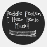 Paddle Faster Stickers