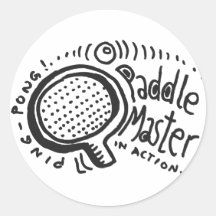 Paddle Master 1 Sticker