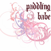 Paddling Babe Acrylic Cut Outs