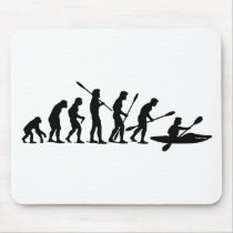 Paddling Evolution (kayak) Mouse Pads