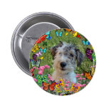 Paddy in Butterflies Button