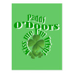 Paddy O'Doors, funny Irish name Post Card