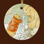 Paddy Paws with Bottle of Medicine ornaments