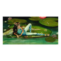 Padme the waterlily faerie by Kim Turner Picture Card