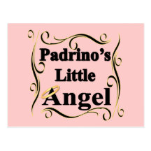 Padrino's Little Angel Gifts and Apparel Postcards