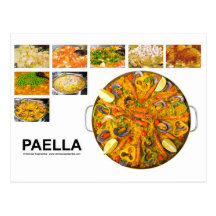 paella postcard