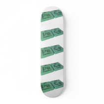 Paes as Pa Protactinium and Cs Caesium Skate Board Deck