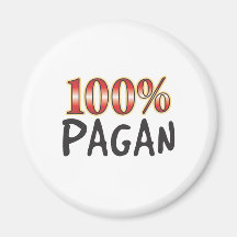 Pagan 100 Percent Refrigerator Magnet