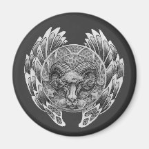 Pagan Ram Refrigerator Magnets