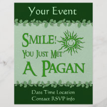 Pagan Smile Flyer Design
